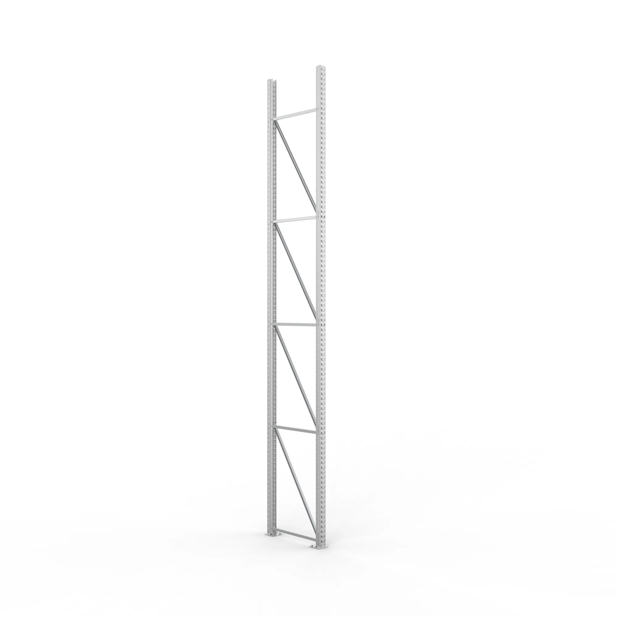 META MULTIPAL, Ständerrahmen, 4900 x 800 mm, 85/20, verzinkt – Ansicht in Blickhöhe