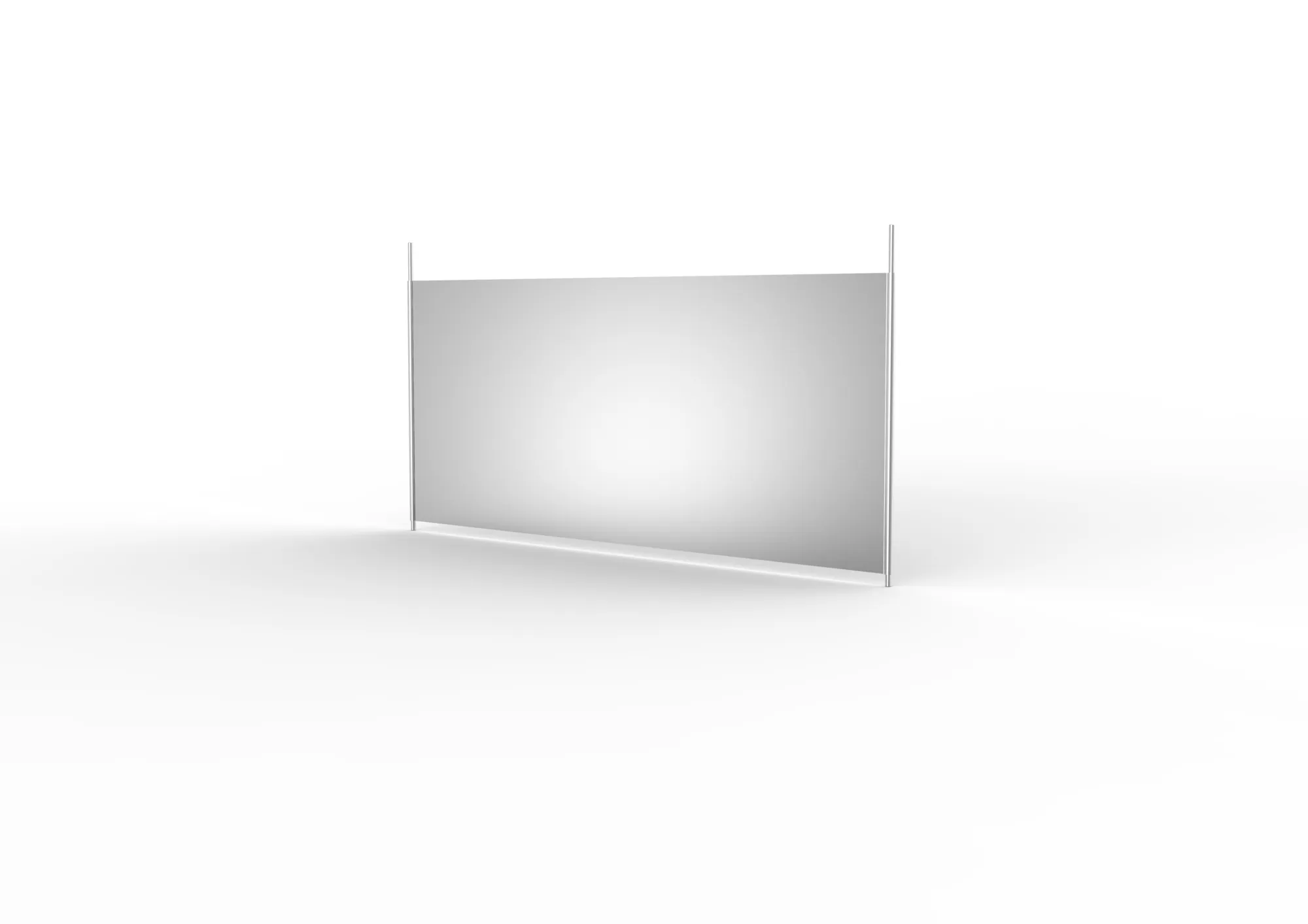 META CLIP, Fachteiler durchgehend, 300 x 600 mm, verzinkt, 10 Stück – Ansicht in Blickhöhe