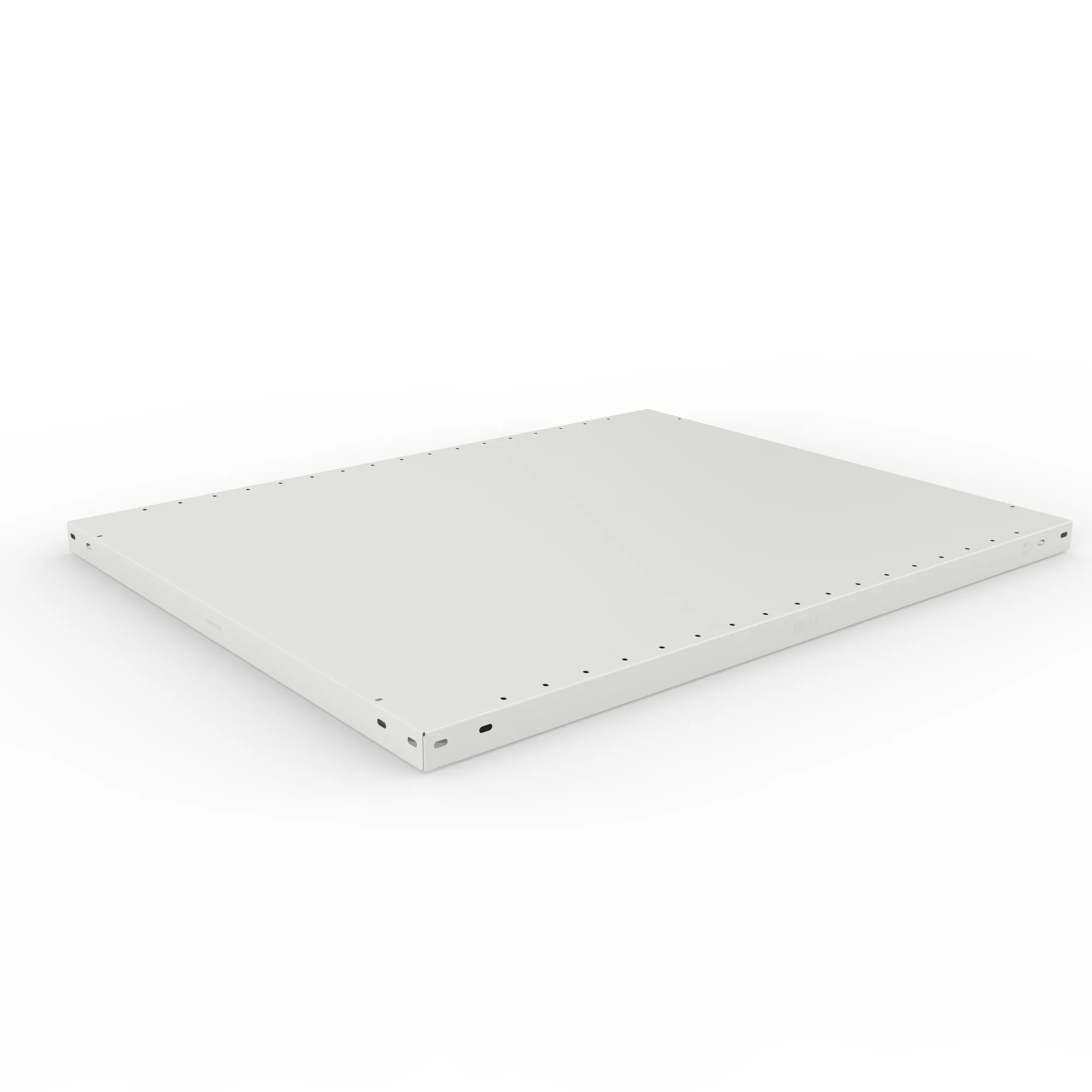META CLIP, Fachboden MS330, 1000 x 800 mm, RAL 7035 – Ansicht in Blickhöhe