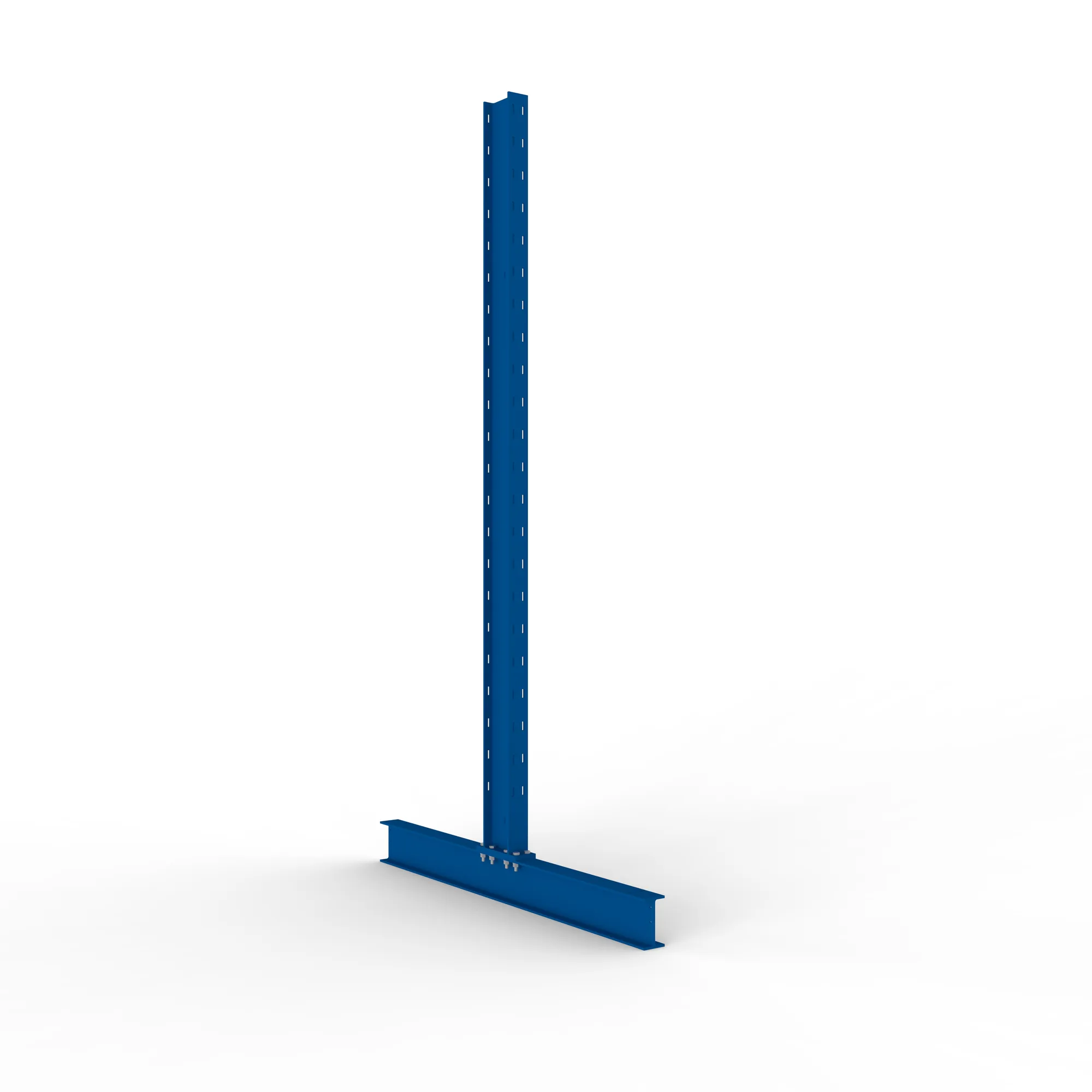 META MULTISTRONG M, Ständer, doppelseitig, 2500 x 600 mm, RAL 5010 – Ansicht in Blickhöhe